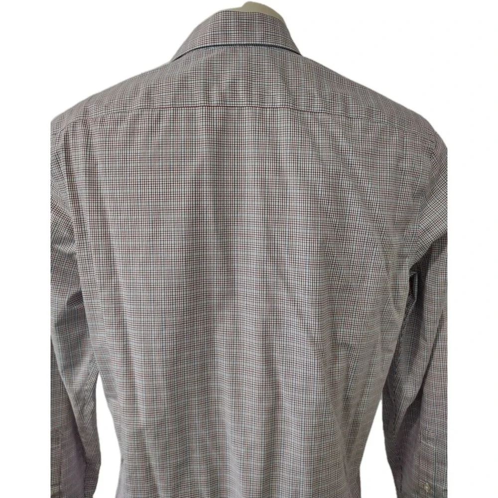 Banana Republic Dress Shirt Mens Size Large Slim Fit Collared Long sleeve Stripe